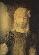 Odilon Redon Mademoiselle Jeanne Roberte de Domecy Spain oil painting reproduction